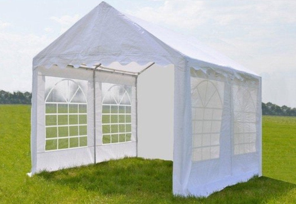 Partytent 4x3 PE, Ophalen, Gebruikt, Partytent, Minder dan 4 meter