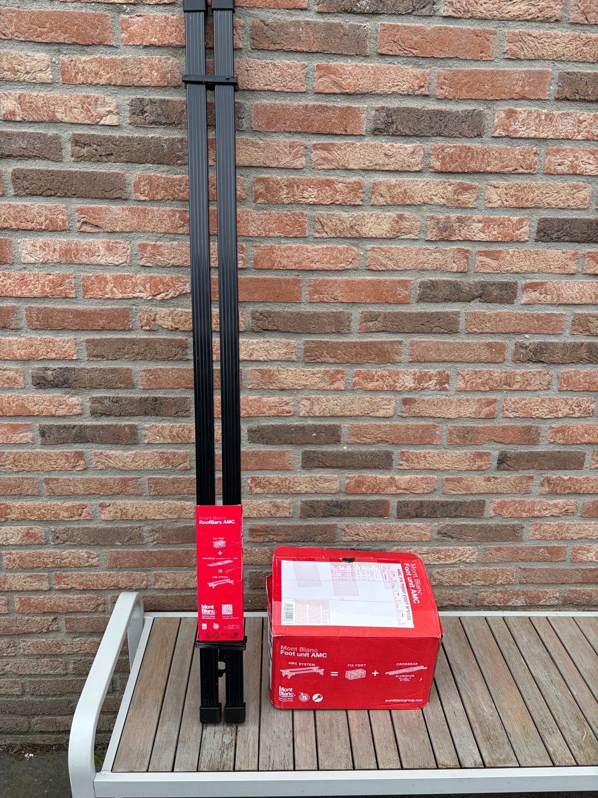 Mont Blanc RoofBars AMC met Foot unit AMC, Ophalen, Nieuw