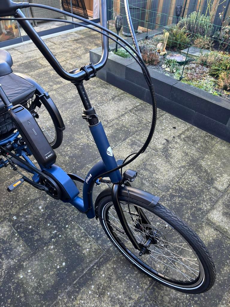 Nieuwe driewieler met Bosch motor, 1 km op teller, Ophalen, Zo goed als nieuw, Schijfrem