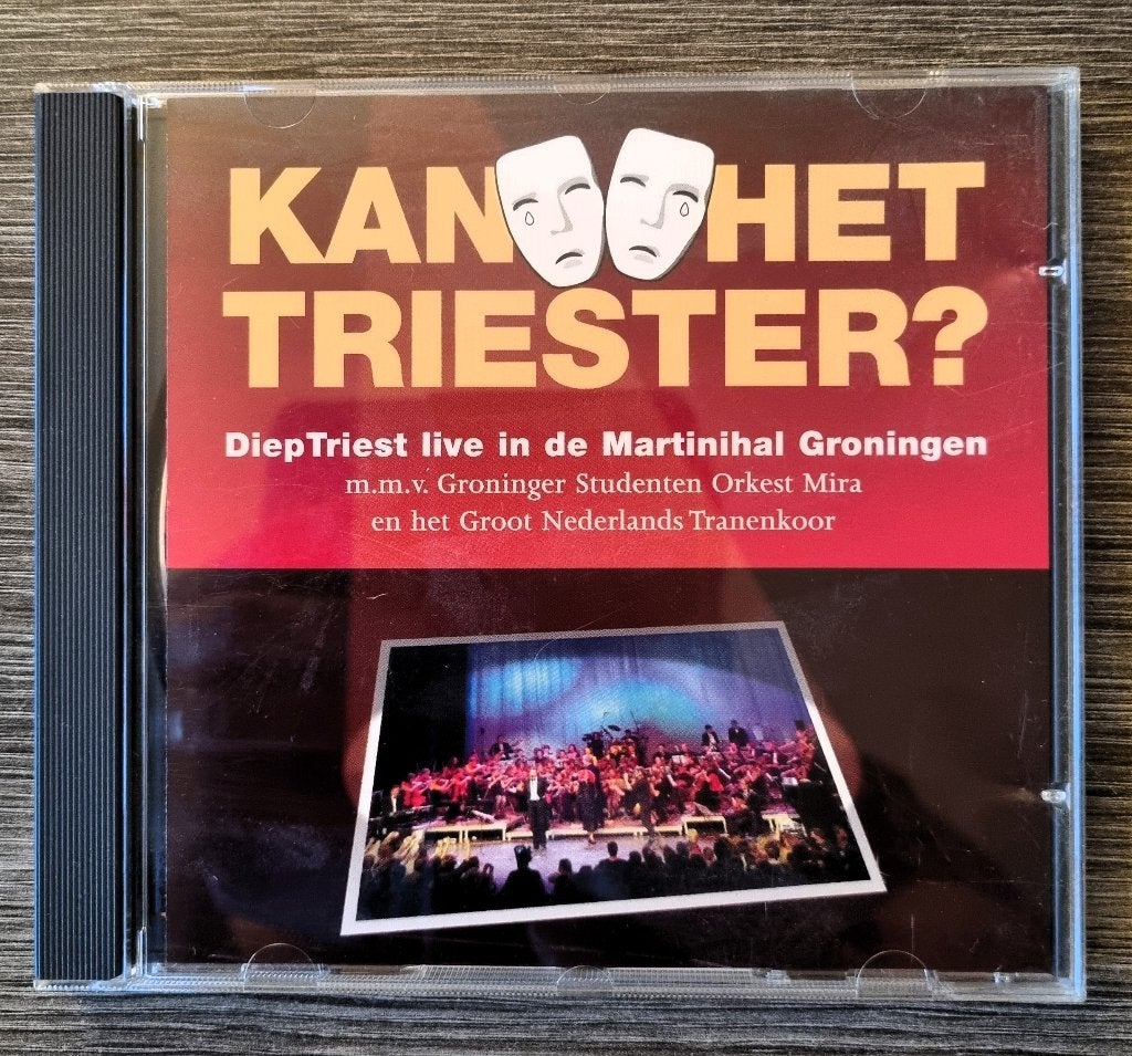 DiepTriest - Kan Het Triester? Live in Martinihal Groningen, Gebruikt, Ophalen of Verzenden, Live-album, Inclusief doosje