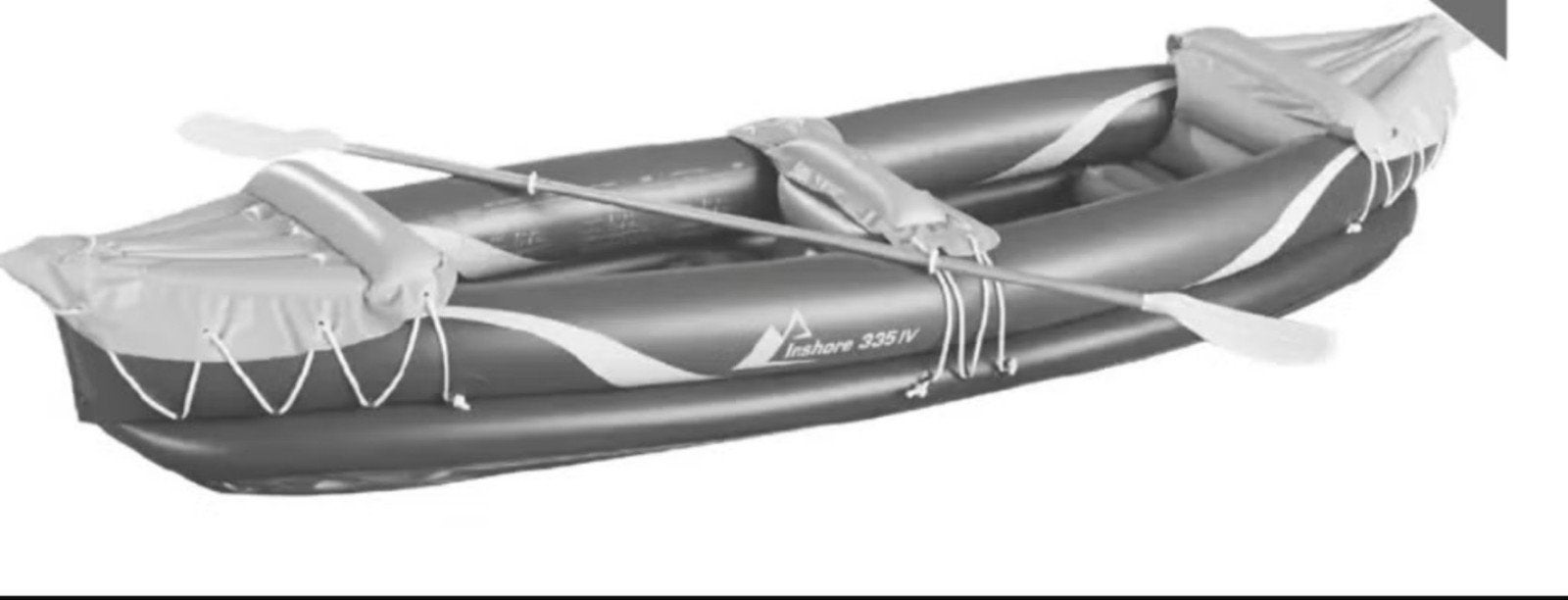 Opblaasbare tweepersoons boot/kayak, 2 stuks, Ophalen, Twee personen, Kajak