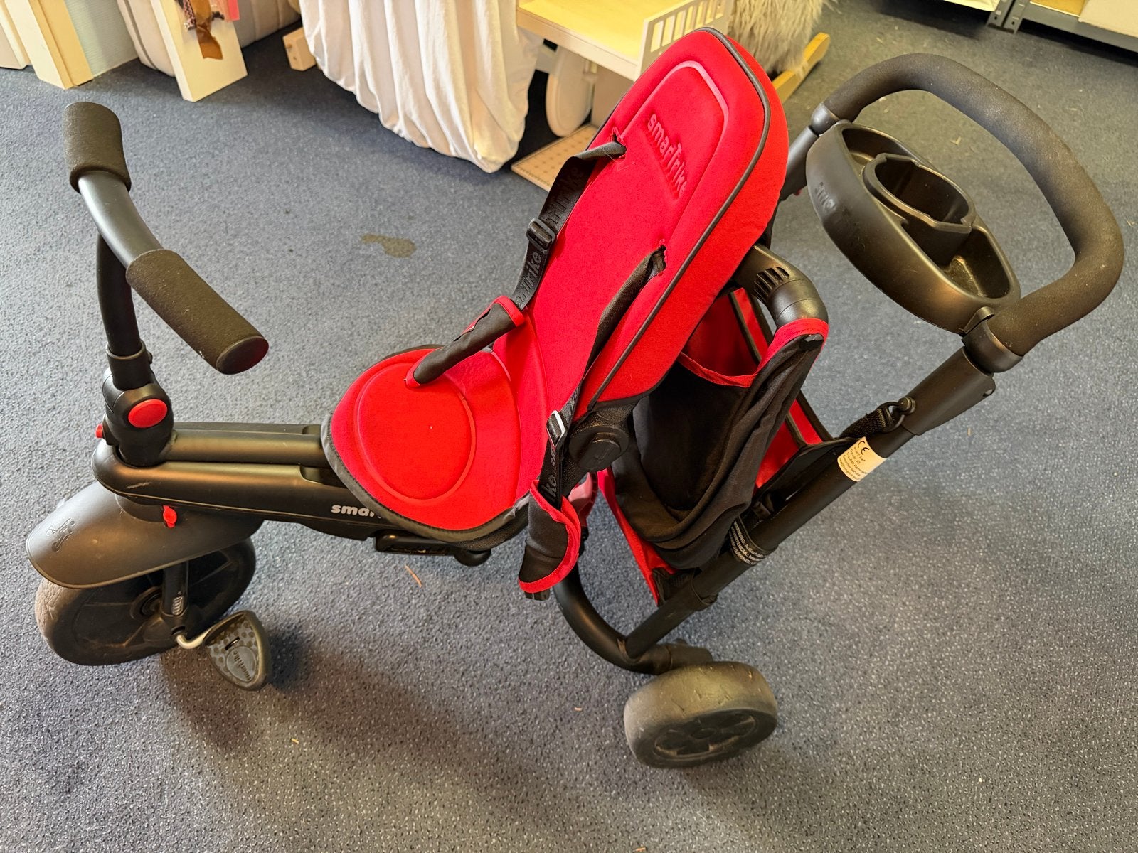 Smart Trike 4-in-1 driewieler rood/zwart, Ophalen, Gebruikt, Overige typen