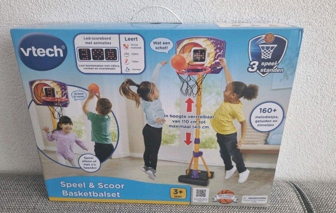 VTech Speel & Scoor Basketbalset, Ophalen of Verzenden, Nieuw