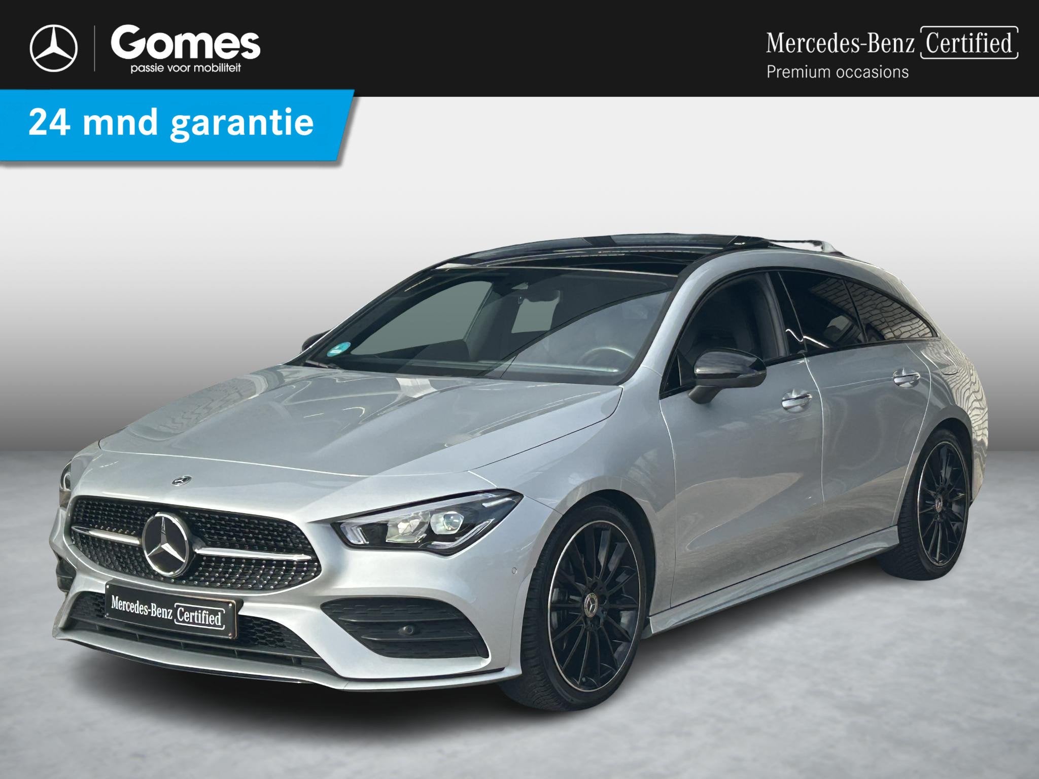 Mercedes-Benz CLA-klasse Shooting Brake 180 AMG | Panoramada, Auto's, CLA, 136 pk, Gebruikt, Leder en Stof