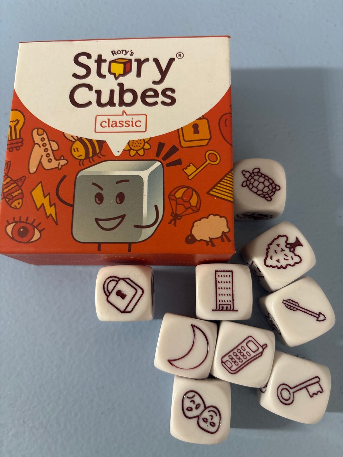 Rory's Story Cubes Classic - Verhalen Vertellen Dobbelstenen, Ophalen of Verzenden, Zo goed als nieuw, Jongen of Meisje