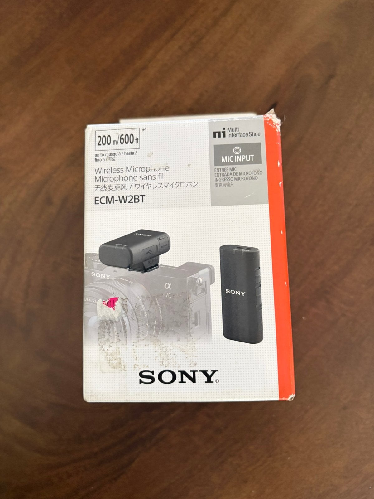 Sony microfoon draadloos, Ophalen of Verzenden, Nieuw, Sony, 20x of meer