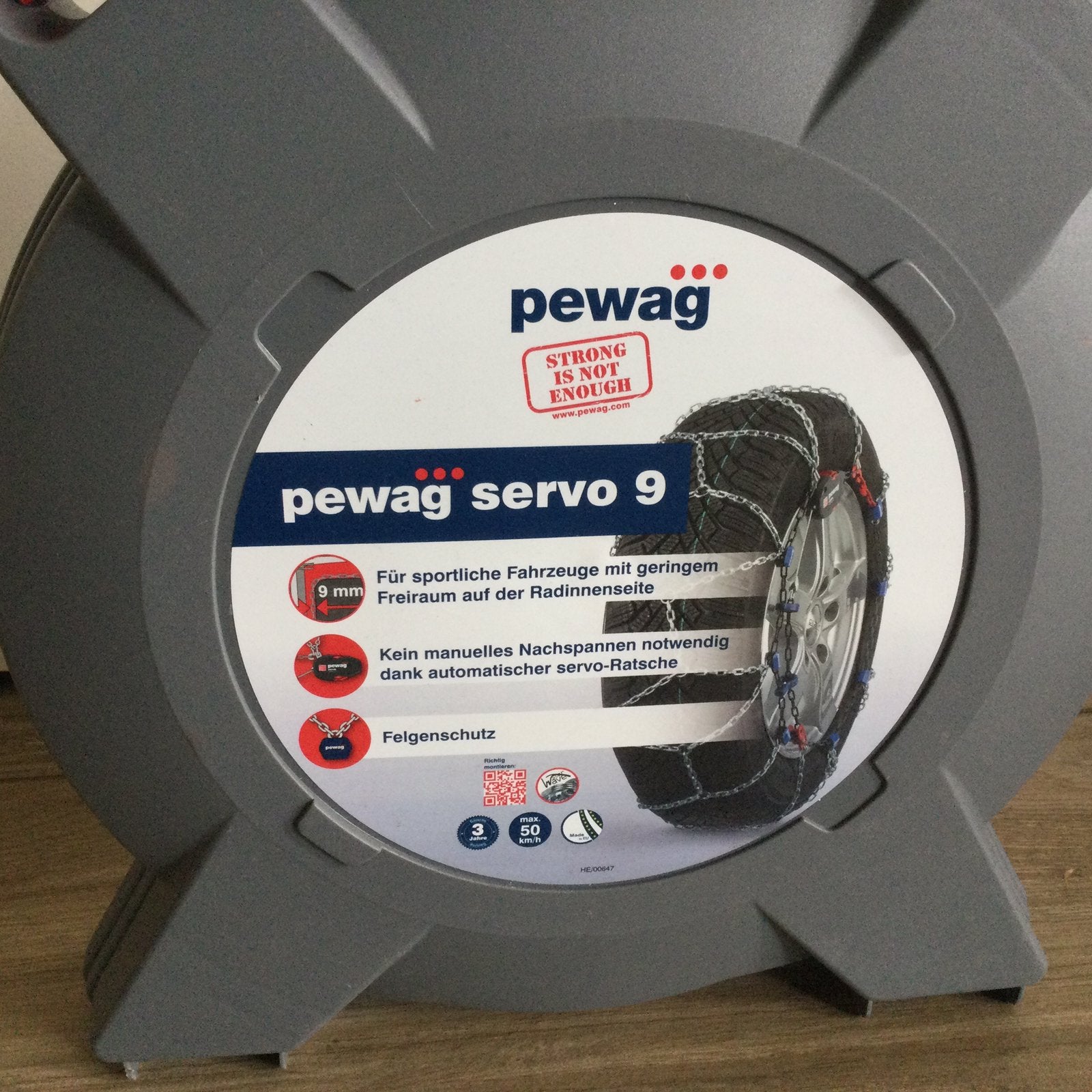 Sneeuwkettingen Pewag servo 9, Ophalen, Nieuw