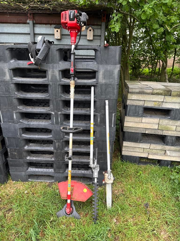 Multifunctionele tuintool: bosmaaier, heggenschaar, kettingz, Ophalen, Gebruikt, Minder dan 10 cm, Benzine