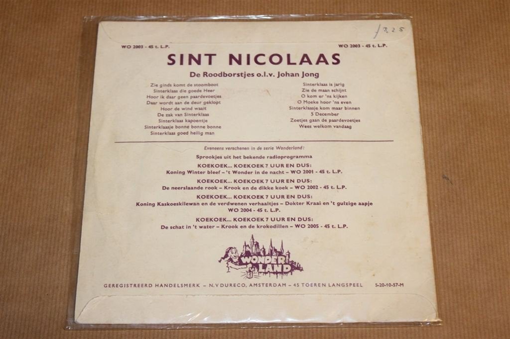 Vintage Sinterklaas EP — De Roodborstjes Zingen Klassiekers, Gebruikt, -, -, Ophalen of Verzenden