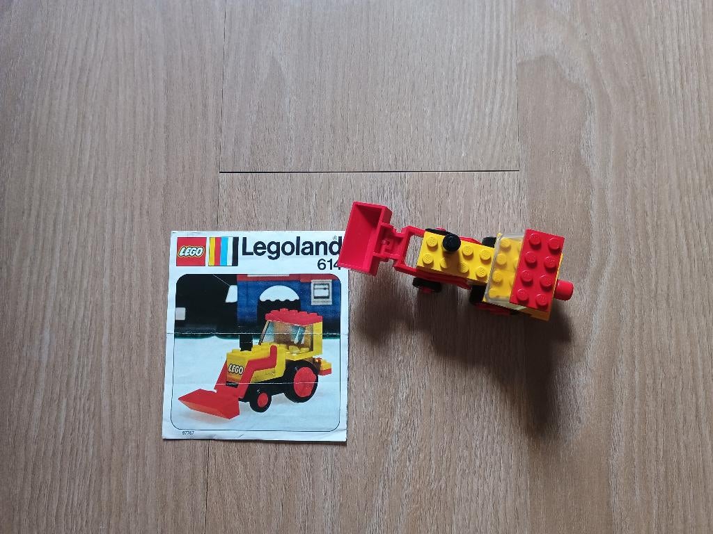 Lego graafmachine, setje 614, Gebruikt, Lego, Compleet, Ophalen of Verzenden