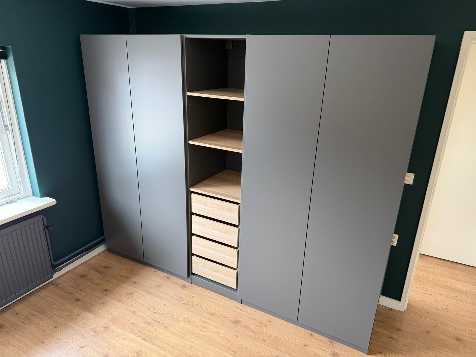Pax kast totale waarde €776 250x58x201, Huis en Inrichting, Ophalen, 200 cm of meer, Pax, Eikenhout