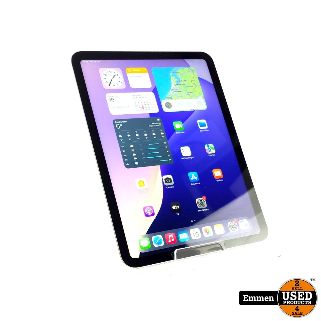 Apple iPad, (2022), 64GB, LTE Zilver/Silver | In Nette Staat, Computers en Software, Apple iPads, Apple, Gebruikt, Support@apple.com