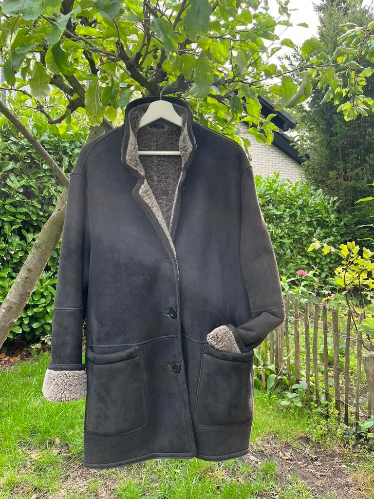 Lammy coat dames 42/44, Ophalen of Verzenden, Gedragen, Zwart