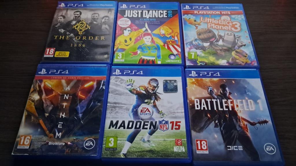 PS4 games: The Order 1886, Just Dance 2015, LittleBigPlanet, Spelcomputers en Games, Games | Sony PlayStation 4, Online, Gebruikt