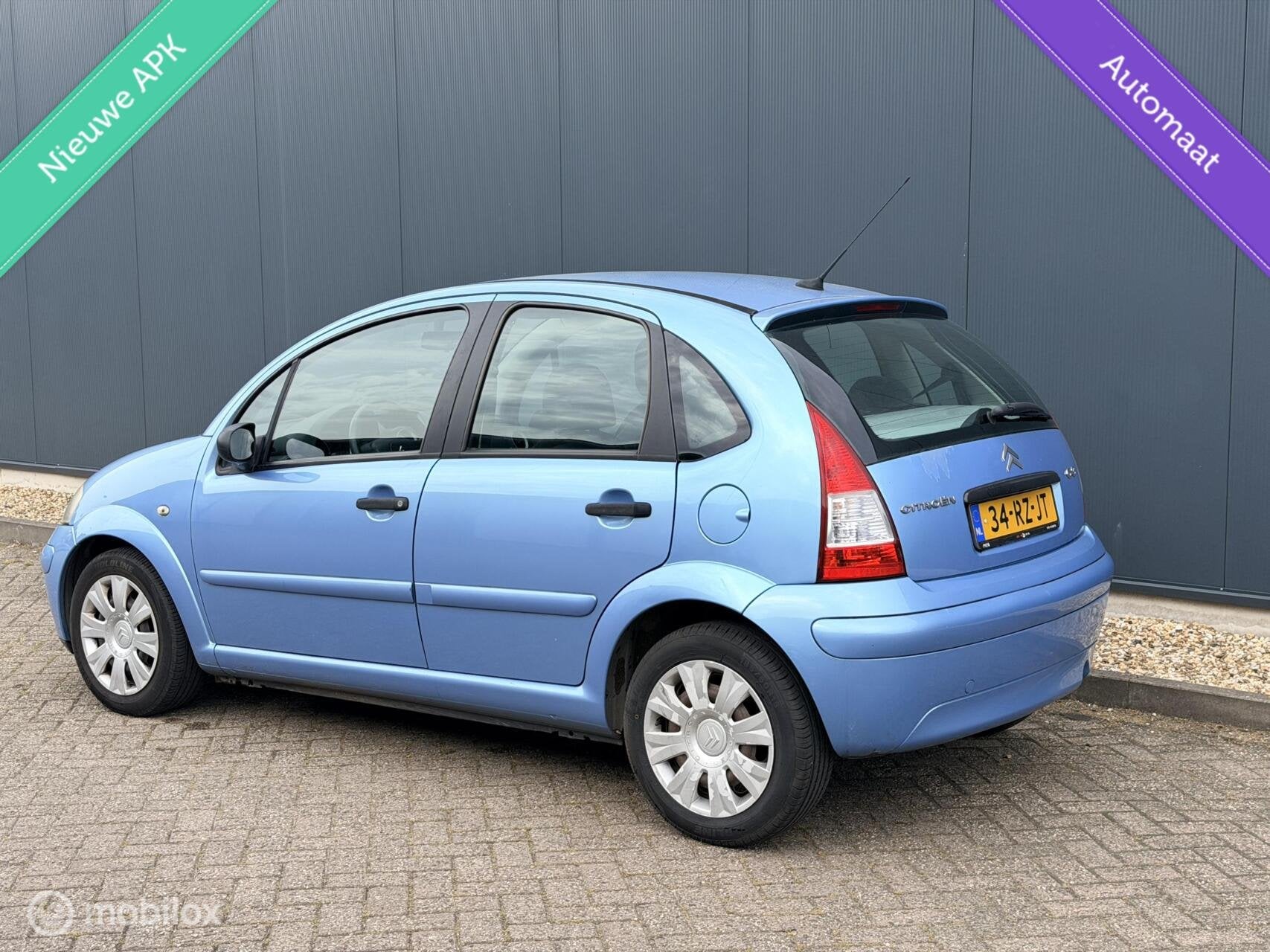 Citroen C3 1.4i-16V Exclusive AUTOMAAT/NWEAPK/AIRCO, Auto's, 1160 kg, 4 cilinders, Blauw, Origineel Nederlands