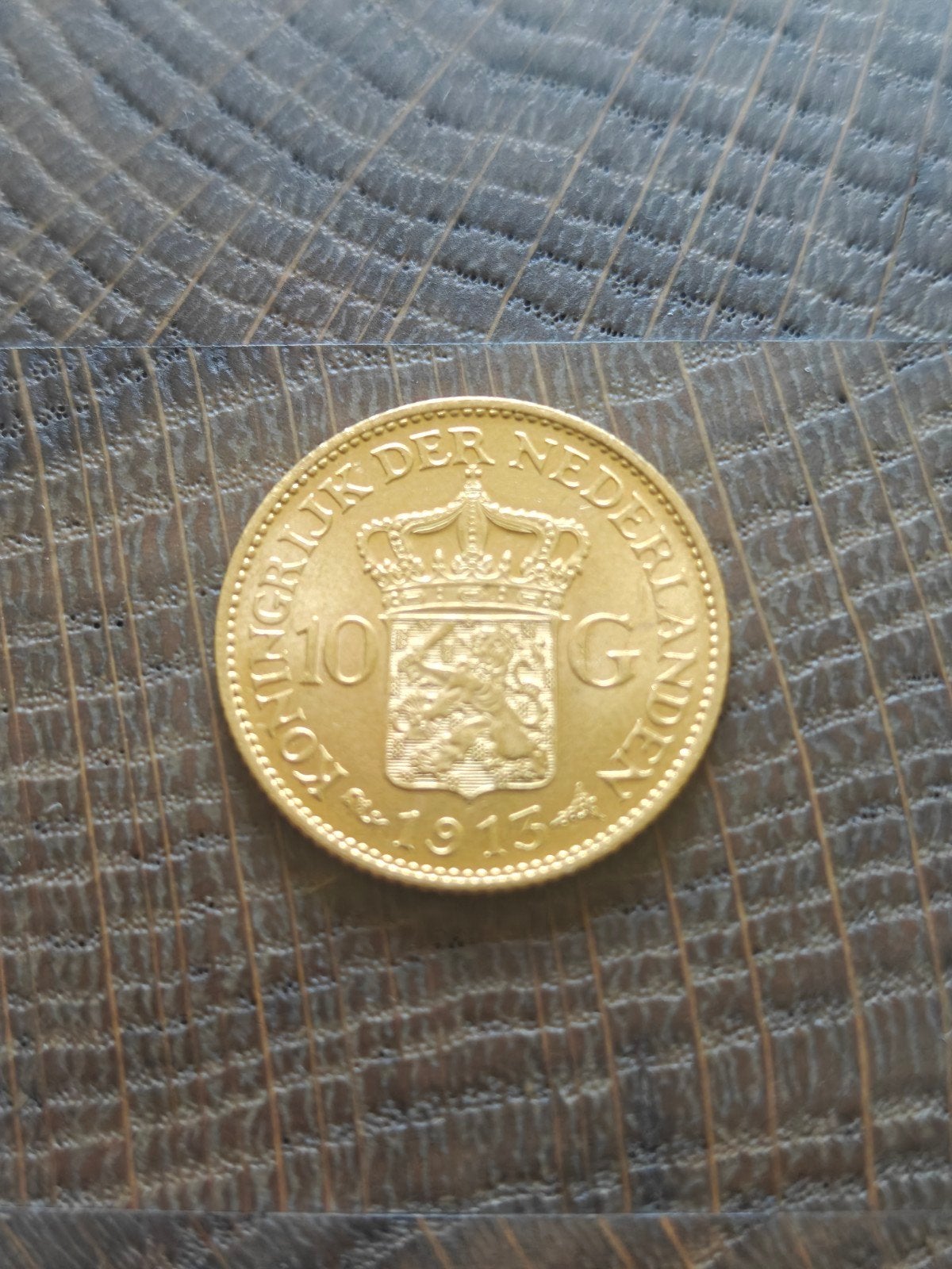 Gouden Tientje 1913 Koningin Wilhelmina, Ophalen of Verzenden, Koningin Wilhelmina, 10 gulden, Goud