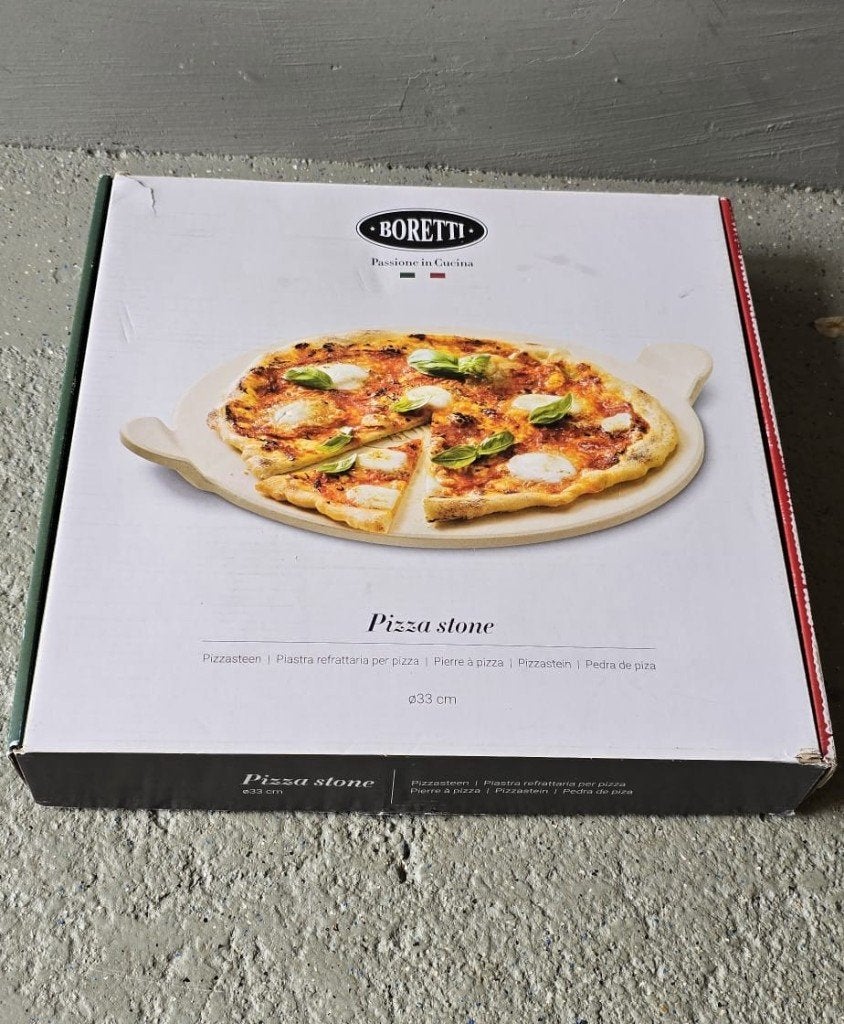 Nieuwe Boretti Pizzasteen 33 cm – Voor Oven, BBQ & Grill, Ophalen, Nieuw, Boretti