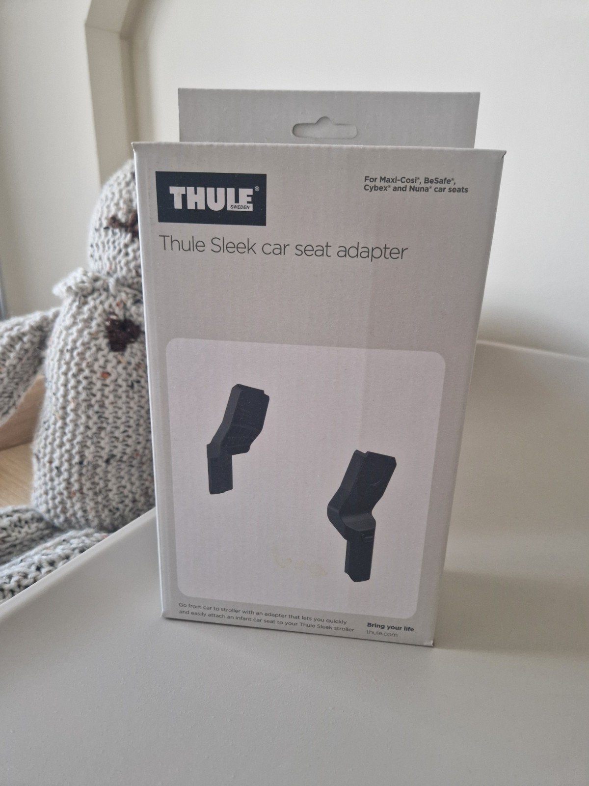 Thule Sleek autostoeladapter voor Maxi-Cosi, Cybex, Nuna, Ophalen, Nieuw, Overige merken
