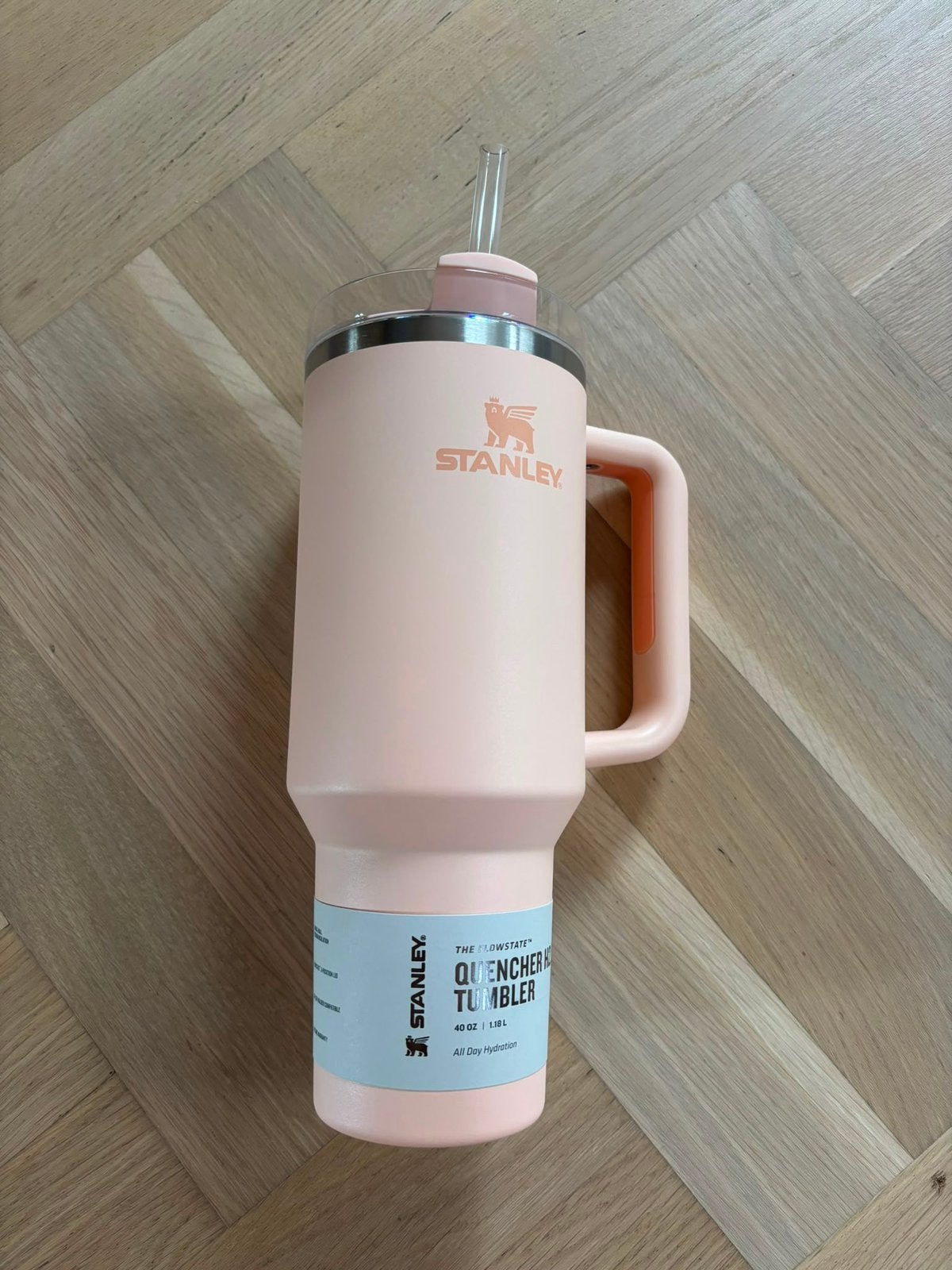 NIEUW! Stanley koraal beker fles drinkfles coral 40OZ, Ophalen of Verzenden, Nieuw