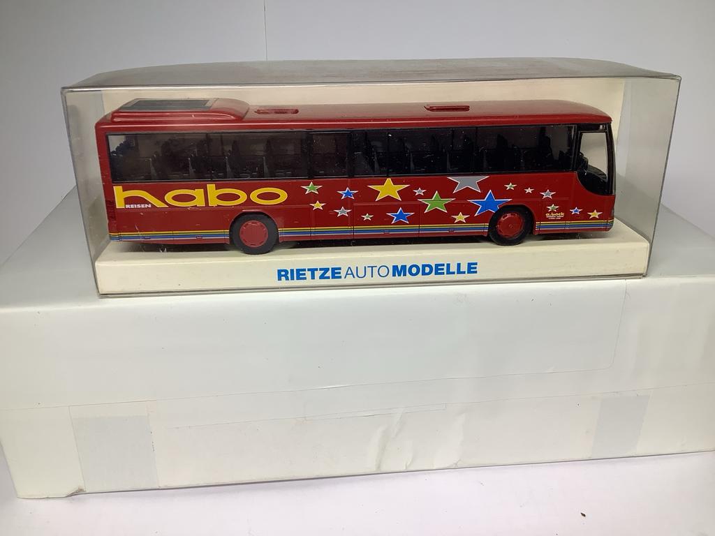 Rietze Automodelle Habo Reisen Bus HO 1:87, Hobby en Vrije tijd, Modelauto's | 1:87, Nieuw, Bus of Vrachtwagen, Rietze, Ophalen of Verzenden