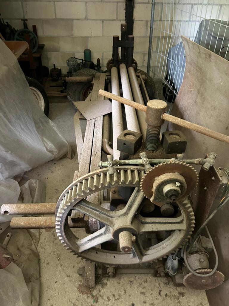 Wals platenwals, Ophalen, Gebruikt