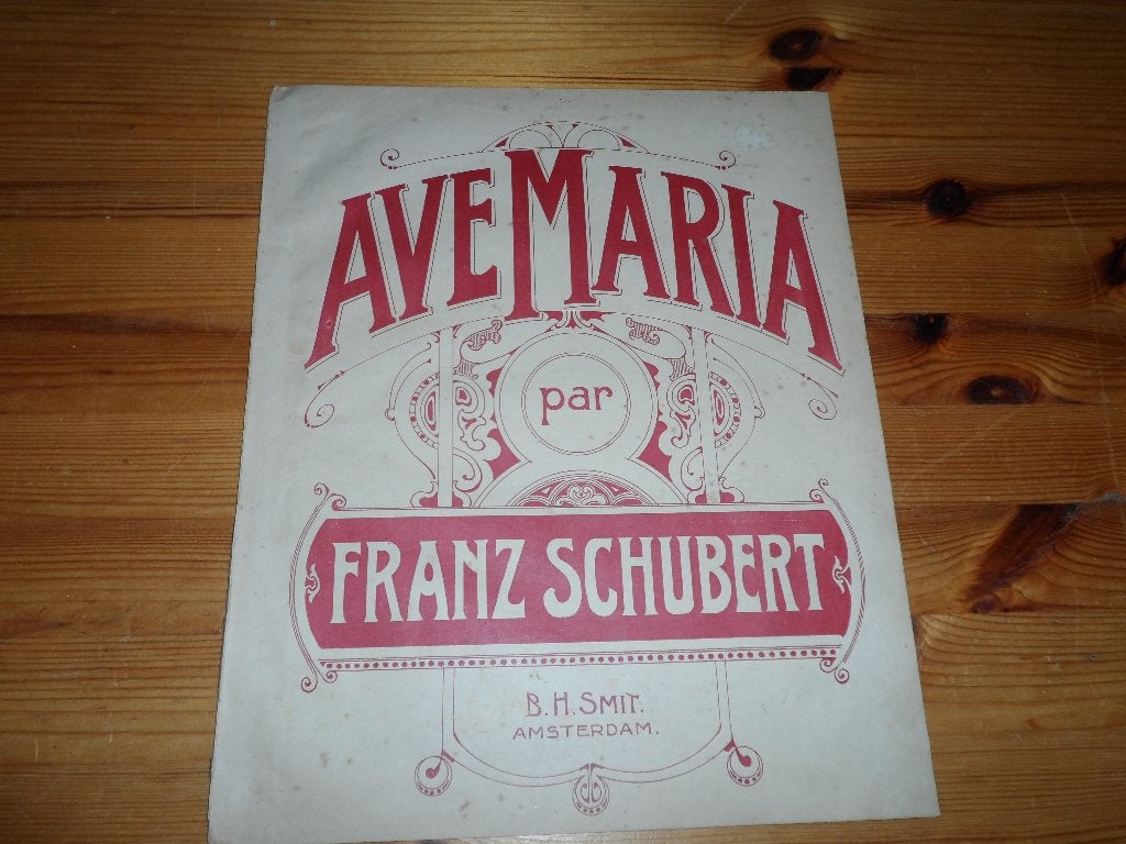 Schubert - ave maria, Piano, Gebruikt, Klassiek, Ophalen of Verzenden