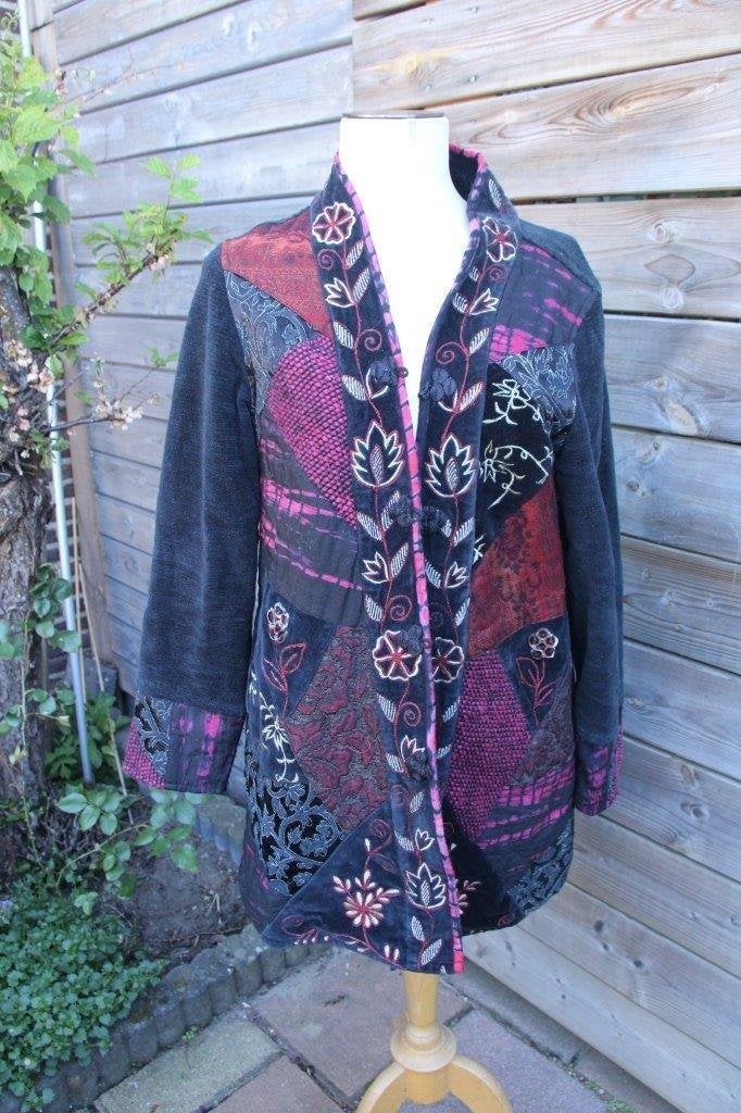Jas zwart/ kleur Deerberg mt M Vaste prijs, Maat 38/40 (M), Zwart, Ophalen of Verzenden, Zo goed als nieuw