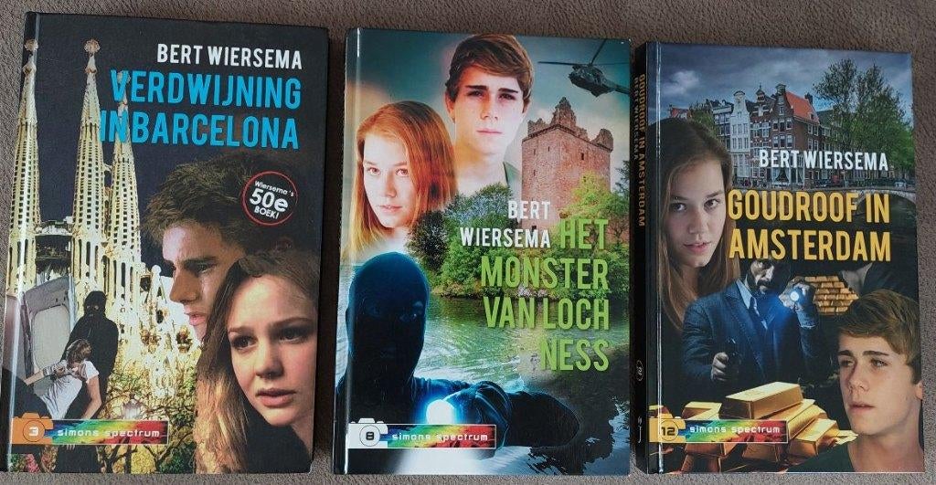 Bert Wiersema: Simons Spectrum 3, 8 en 12, Ophalen of Verzenden, Zo goed als nieuw