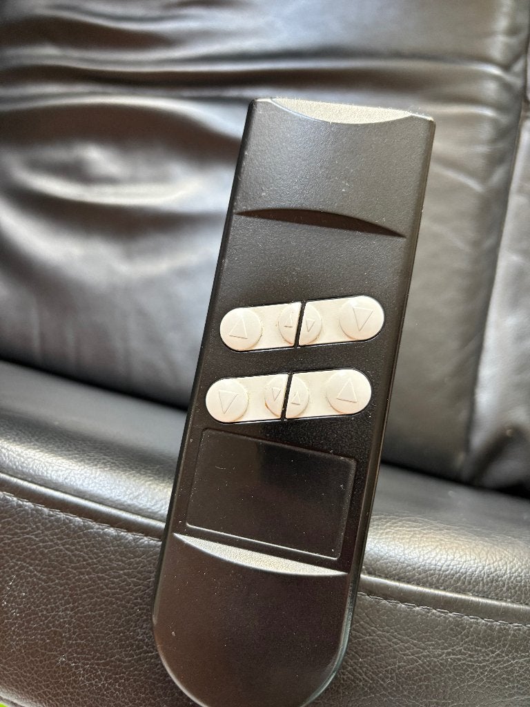 Relaxfauteuil - recliner stoel - relaxstoel, Ophalen, Gebruikt, 75 tot 100 cm, Zwart, leder