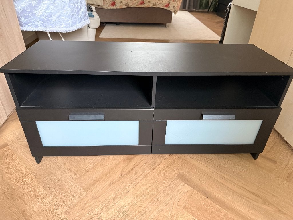 IKEA BRIMNES TV Unit Black, Ophalen, Minder dan 50 cm, 100 tot 150 cm, Zo goed als nieuw