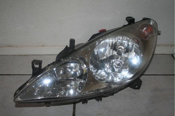 PEUGEOT 307  LINKER KOPLAMP COMPLEET, Niet ingevuld, Gebruikt, Niet ingevuld, Ophalen of Verzenden