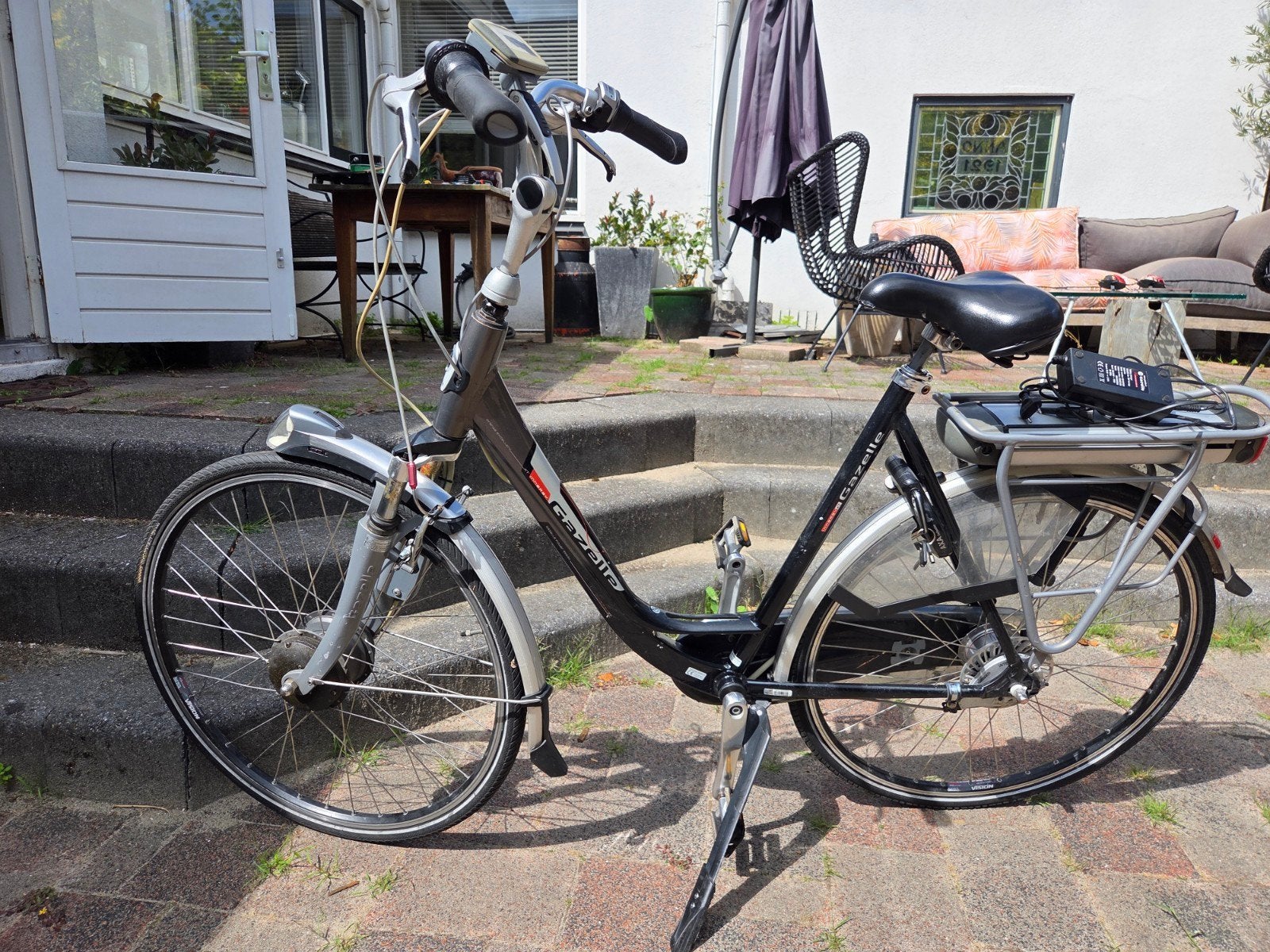 Gazelle elektrische fiets (accu stuk), 51 tot 55 cm, Ophalen, Gebruikt, Gazelle