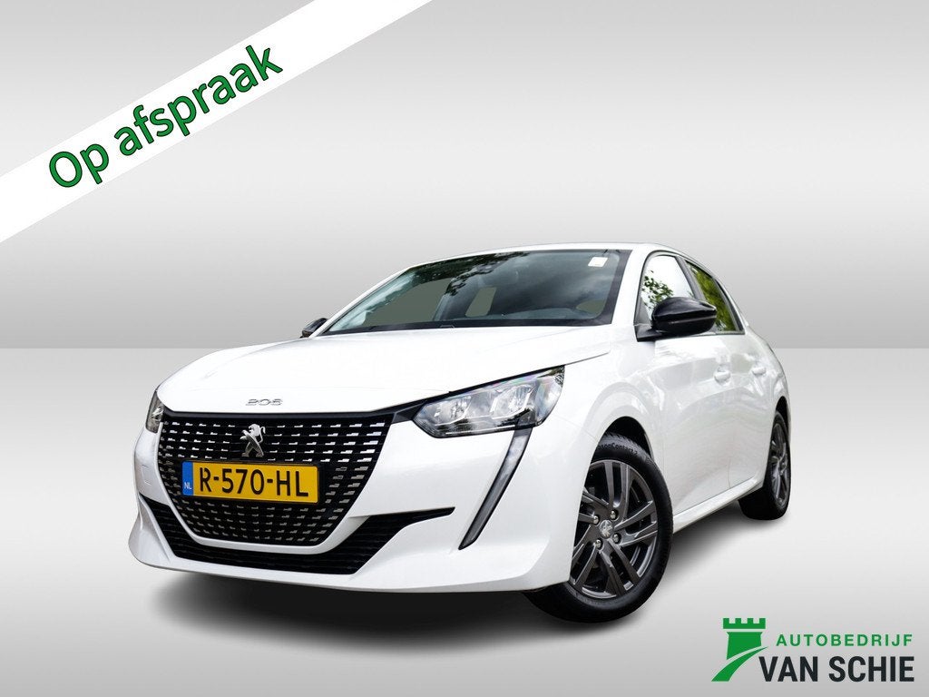 Peugeot 208 1.2 PureTech Active Pack 1e-Eig. & Dealer-Onderh, Auto's, Peugeot, 12 maanden, Stof, 1199 cc, Wit