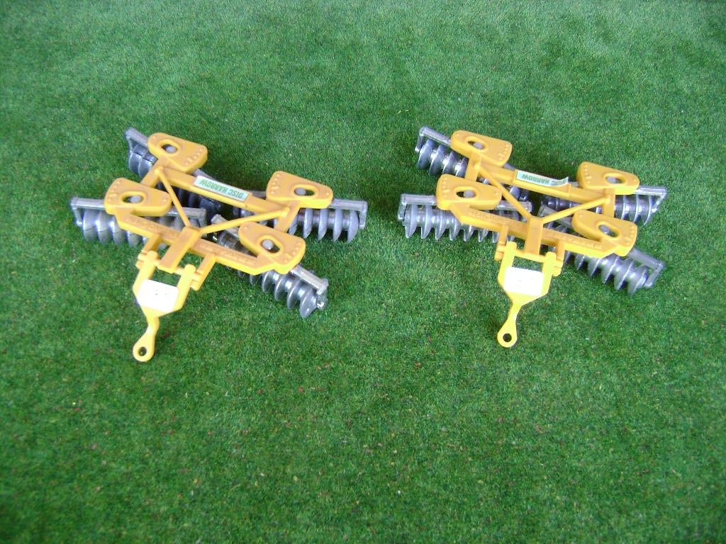 'Disc Harrow' dubbele schijveneg van Britains nr. 9553, Ophalen of Verzenden, Zo goed als nieuw, Tractor of Landbouw, Britains