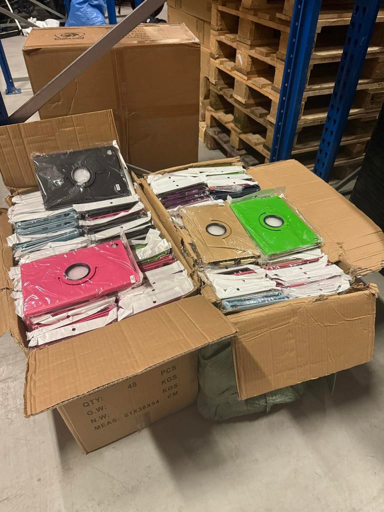 Partijhandel iPad Tablet Hoesjes 2018-2023 Modellen, Ophalen, Nieuw, 10 inch, Bescherming voor- en achterkant