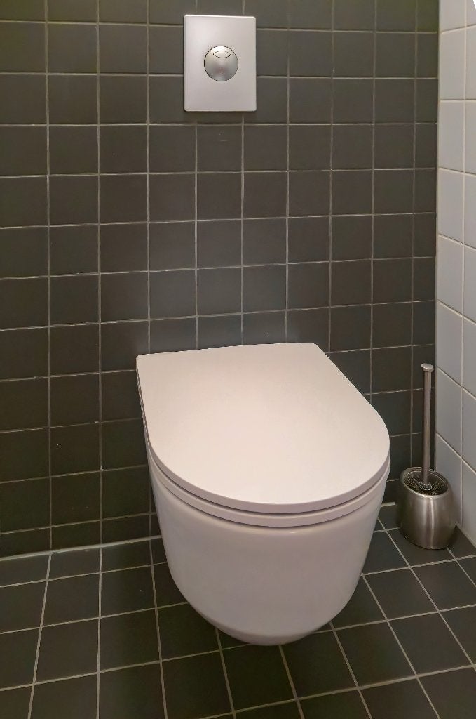 Laufen Pro Toiletpot, Doe-het-zelf en Verbouw, Sanitair, Ophalen, Zo goed als nieuw, Steen, Toilet