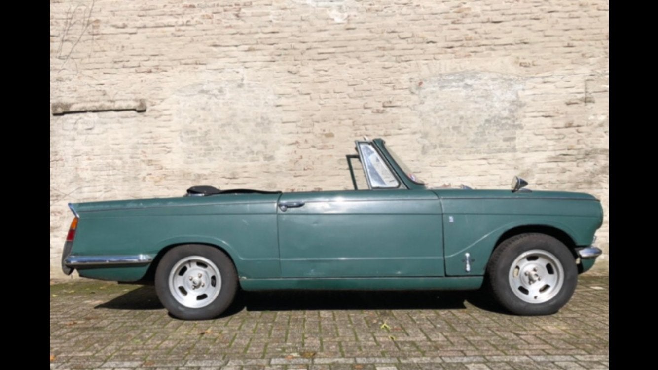 Triumph Vitesse 2.0 1968 Groen, Auto's, Triumph, 1998 cc, Achterwielaandrijving, Cabriolet, Origineel Nederlands