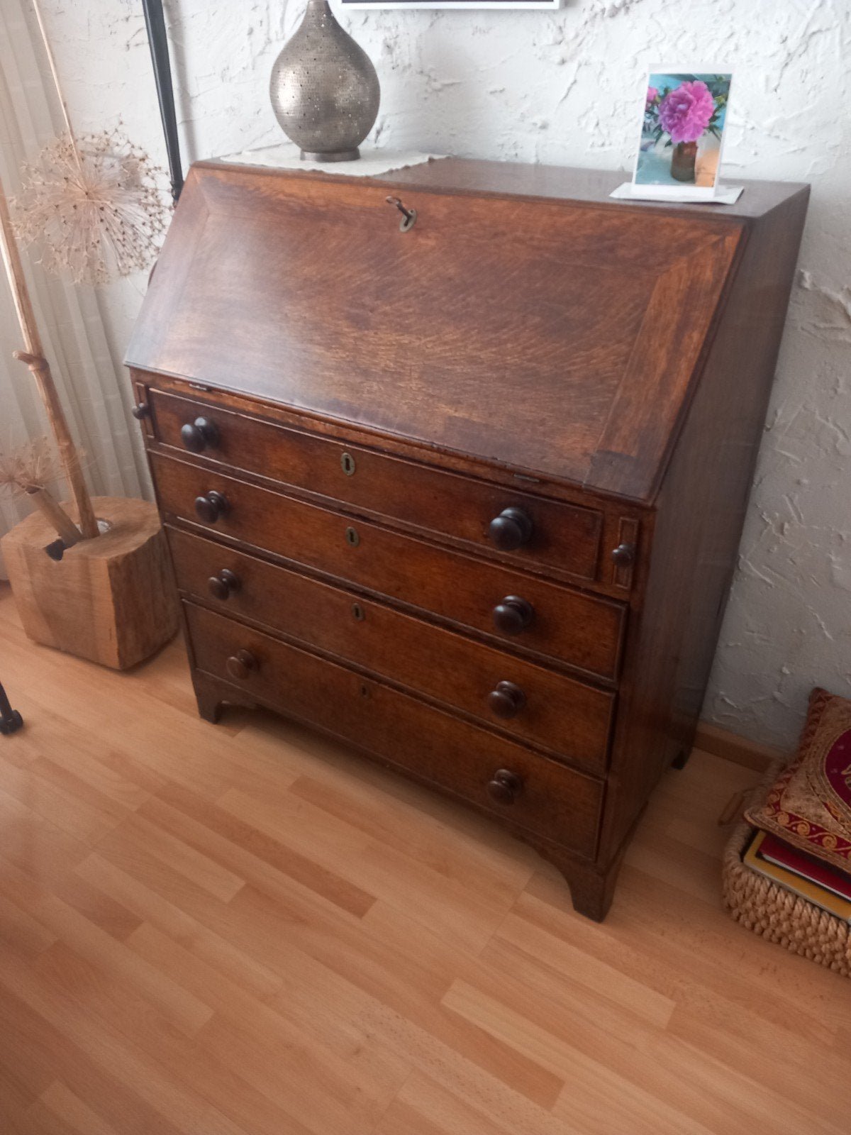 Antieke secretaire buro, Ophalen