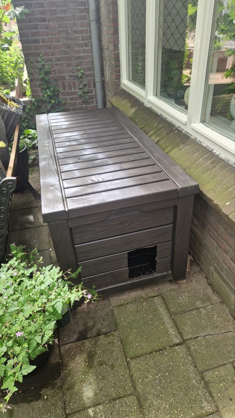 Opbergbox voor buiten, Dieren en Toebehoren, Ophalen of Verzenden, Gebruikt