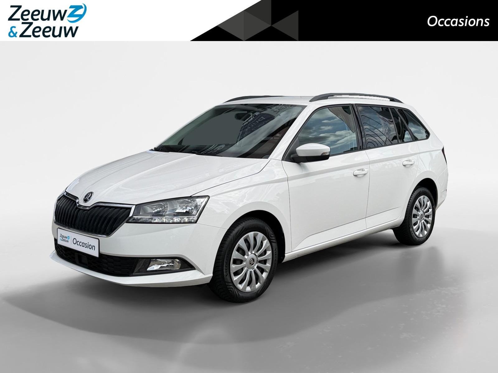 Skoda Fabia Combi 1.0 TSI Ambition | Airco | Apple/Android C, Auto's, Voorwielaandrijving, 12 maanden, Stof, Gebruikt
