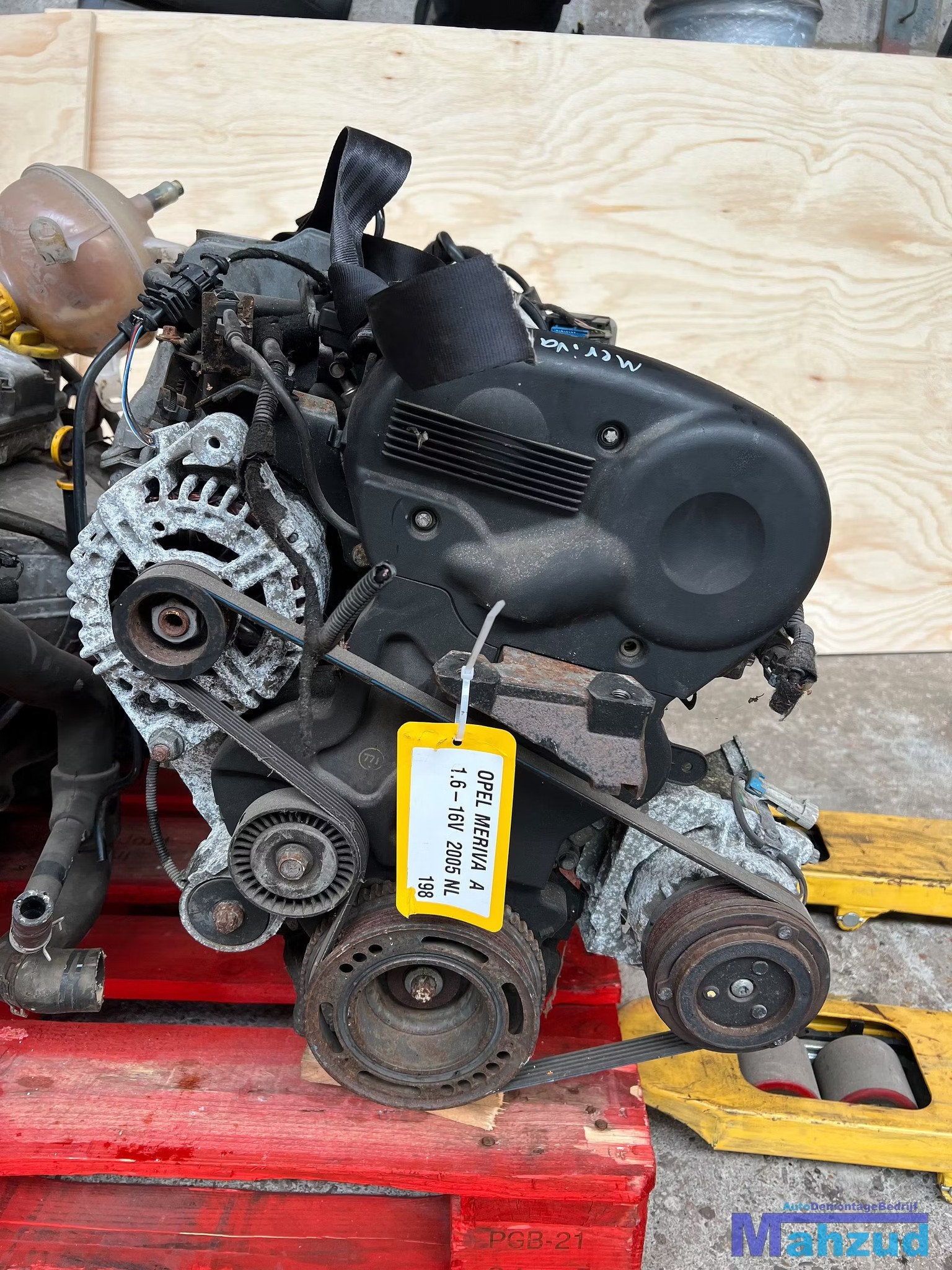 OPEL MERIVA A 1.6 16V Motorblok motor Z16XE, Gebruikt, Opel Automobile GmbH, Ophalen of Verzenden, Kontakt@opel-infoservice.de