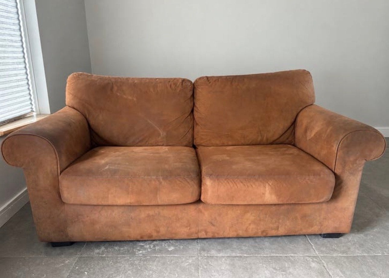 2-zits bank en 2 stoelen - Comfortabele set, Ophalen, Gebruikt, Stof, 75 tot 100 cm