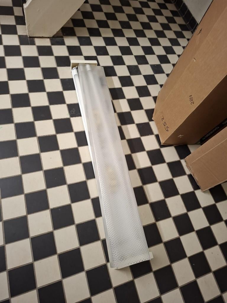 TL lamp armatuur Daks, Ophalen, Zo goed als nieuw, Metaal, Minder dan 50 cm