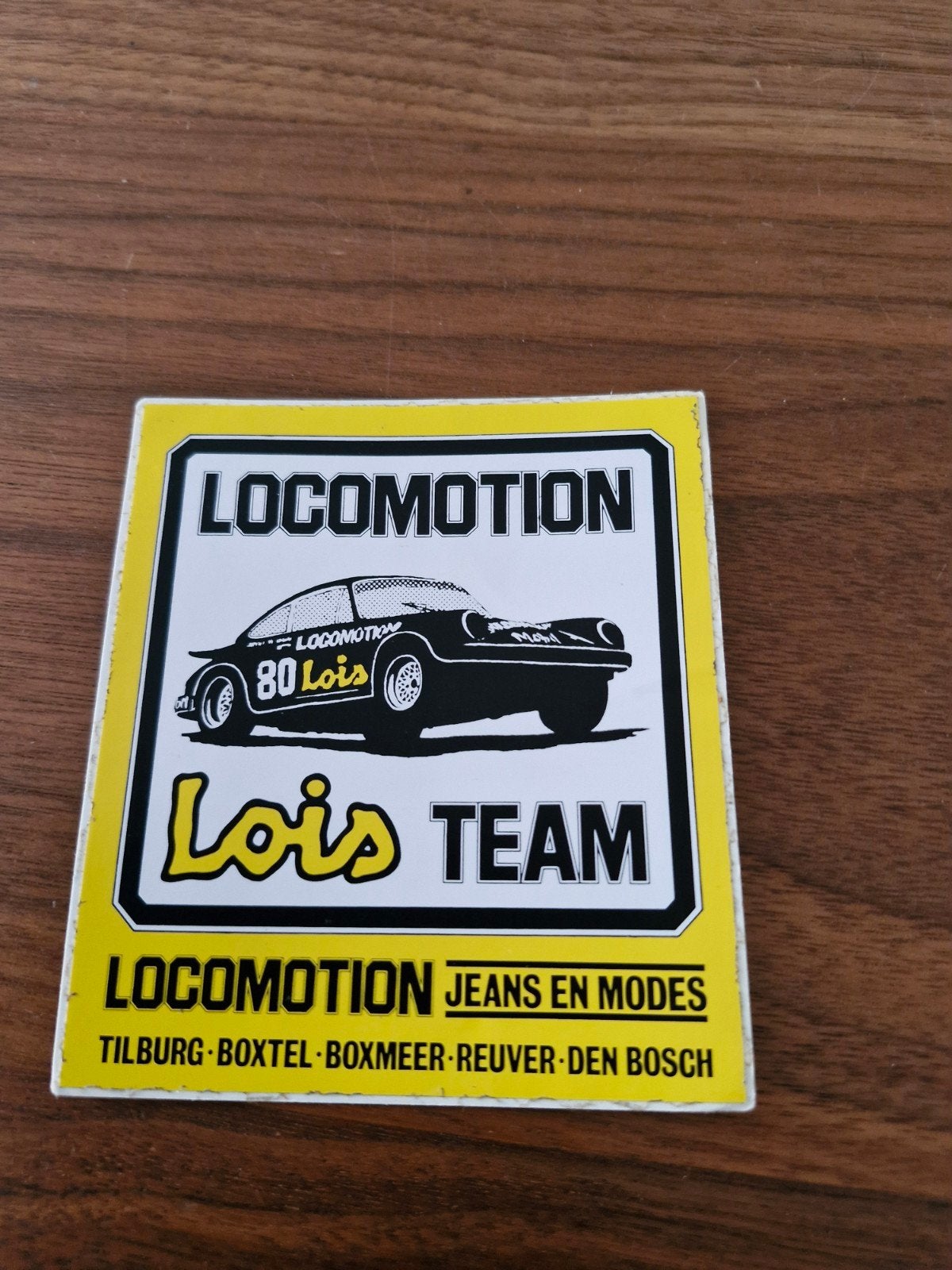 646 Vintage Locomotion Lois Team Sticker - Jeans en Modes, Verzamelen, Ophalen of Verzenden, Zo goed als nieuw, Merk