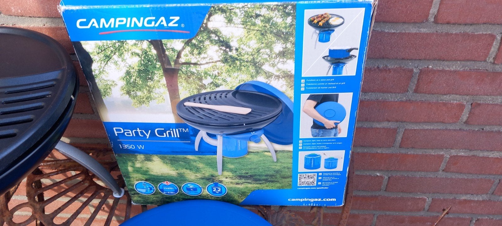Campinggaz party grill, Ophalen