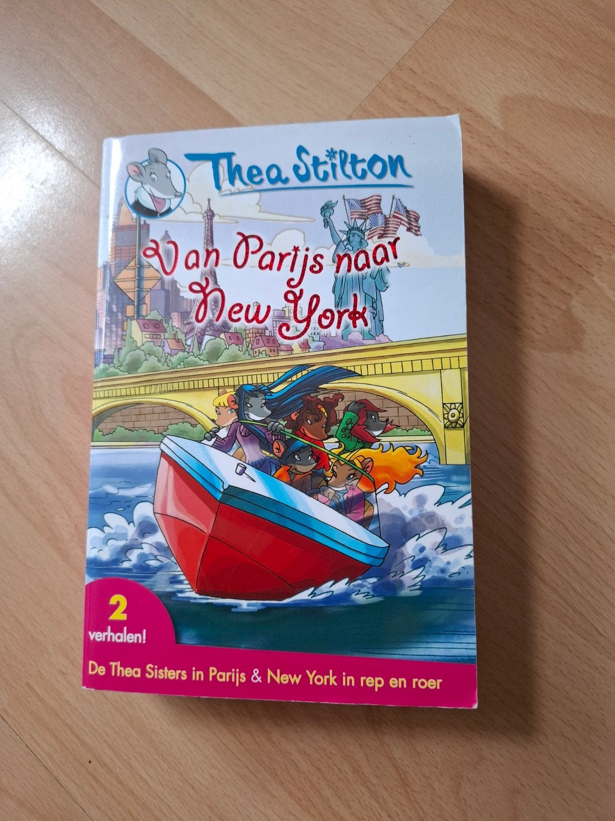 Thea Stilton Van Parijs naar New York, Ophalen of Verzenden, Zo goed als nieuw