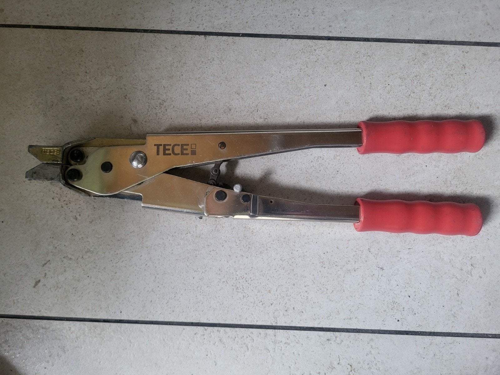 TECEflex Tece flex Perstang handperstang incl persbek 25 mm, Ophalen of Verzenden, Gebruikt, Tang, Overige merken