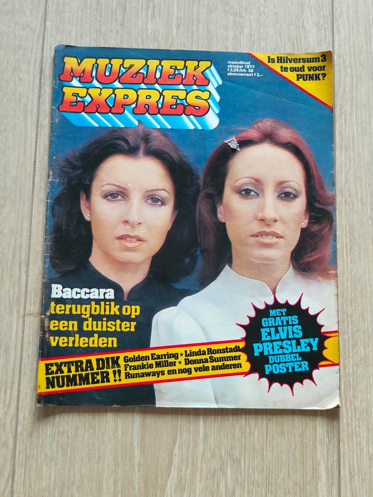 Muziek Expres oktober 1977., Ophalen of Verzenden, 1960 tot 1980, Nederland, Tijdschrift