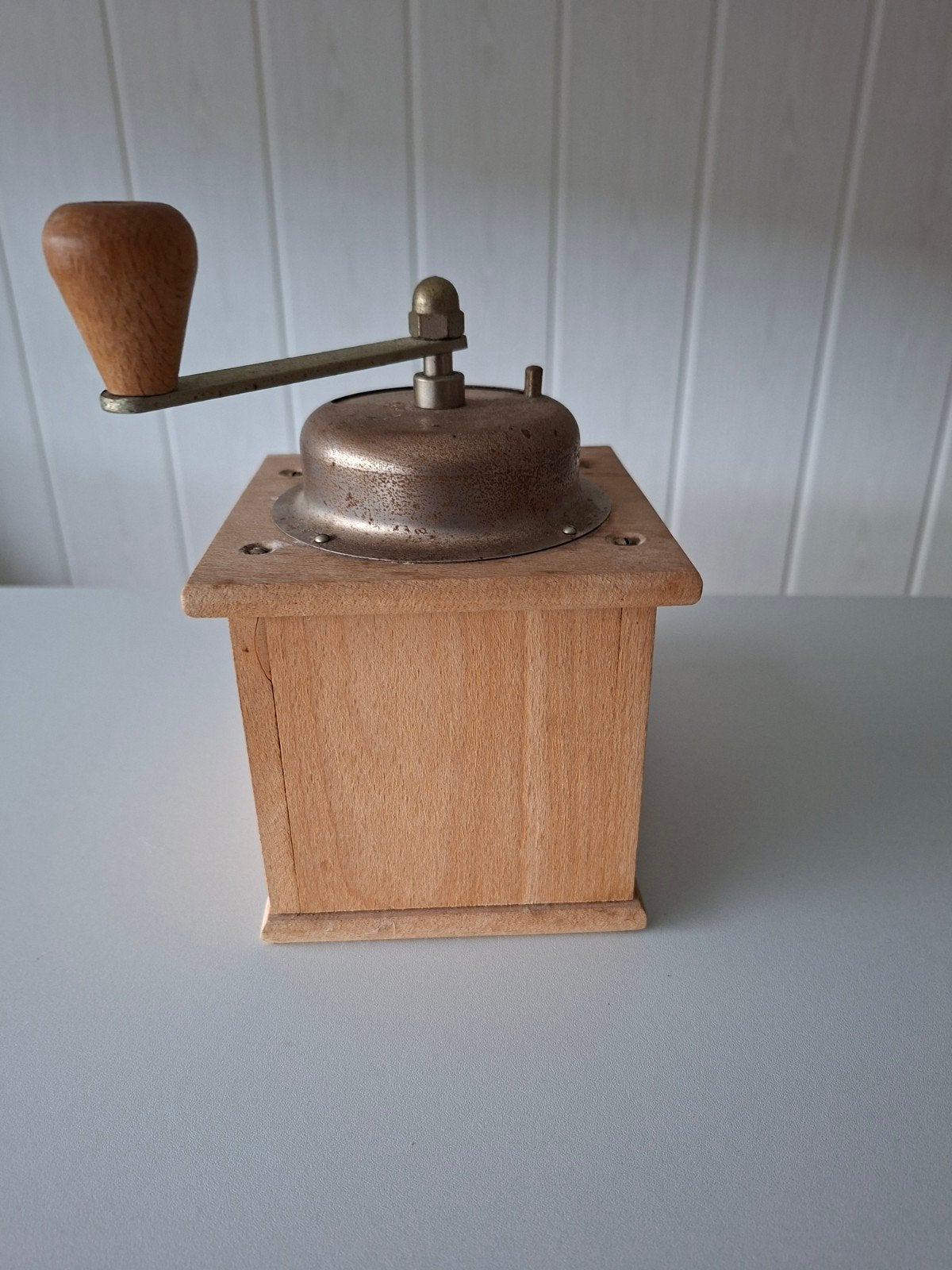 Hand koffie molen van hout, Antiek en Kunst, Ophalen of Verzenden