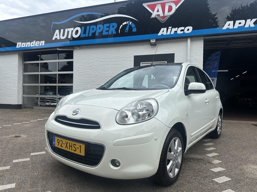 Nissan Micra 1.2 DIG-S Tekna /Airco/Nieuwe apk bij afleverin, Auto's, Voorwielaandrijving, Euro 5, Stof, 1198 cc